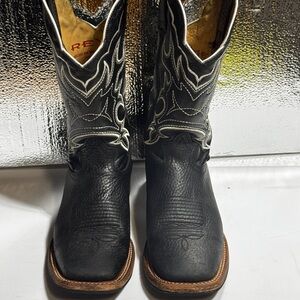 Men Black Boots Size 9